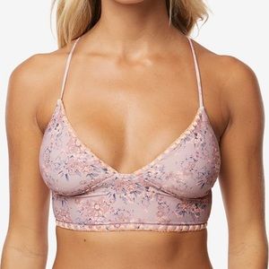 O’Neill floral bikini top